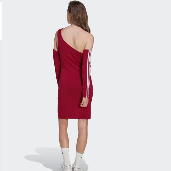 ADICOLOR TREFOIL CUTOUT LONG SLEEVE DRESS - Picture 2 of 4